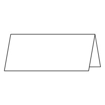 sigel Cartes de table, blanc clatant, 185 g/m2, 95 x 42 mm