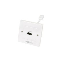 LogiLink Bote de raccordement, 1 x HDMI, blind, blanc