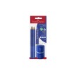 FABER-CASTELL Kit crayons GRIP 2001, bleu ciel, blister