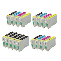 Multipack compatible Epson T044XX (17 cartouches)