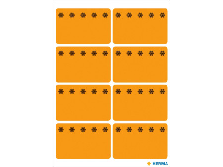 HERMA étiquettes pour surgelés, 26 x 40 mm, orange fluo