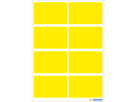 HERMA Etiquette multi-usage, 26 x 40 mm, jaune