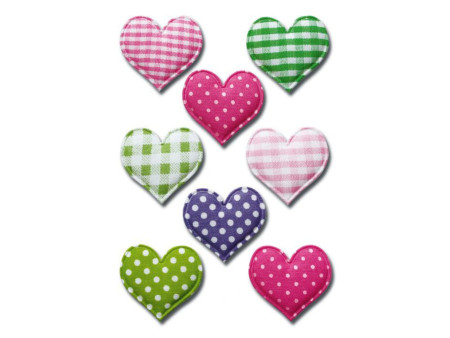 HERMA Sticker MAGIC 'Coeurs', tissu