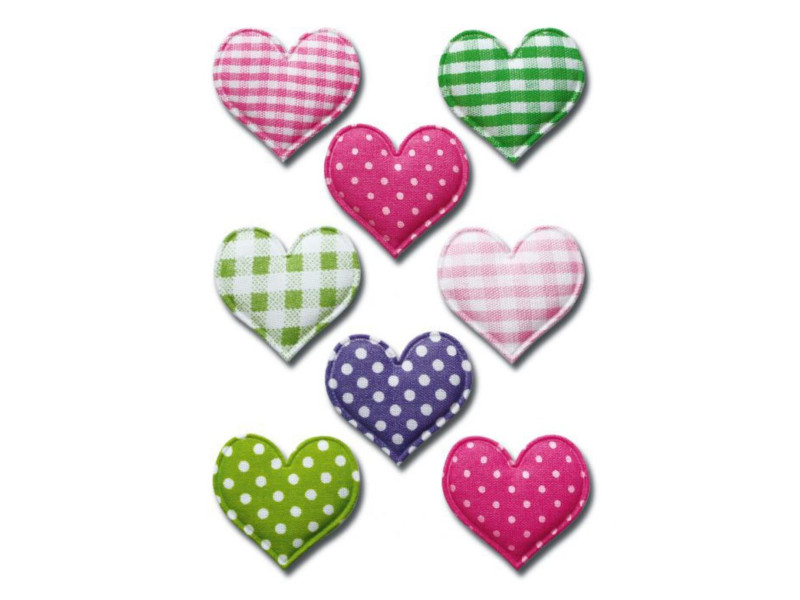 HERMA Sticker MAGIC 'Coeurs', tissu