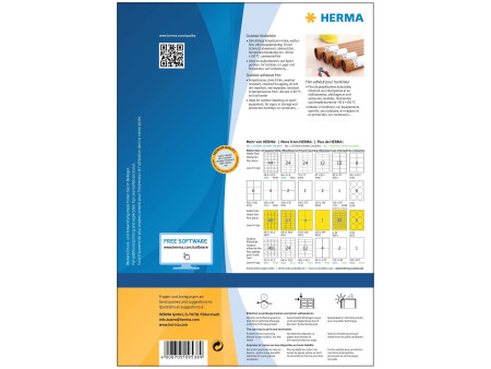 HERMA Etiquette en film adhésif Outdoor SPECIAL,99,1 x42,3mm