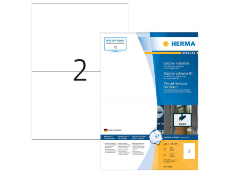 HERMA Etiquette en film adhésif Outdoor SPECIAL,210 x 148 mm