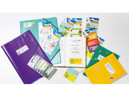 HERMA Etiquettes pour livres 'Fritz le ver', scintillant