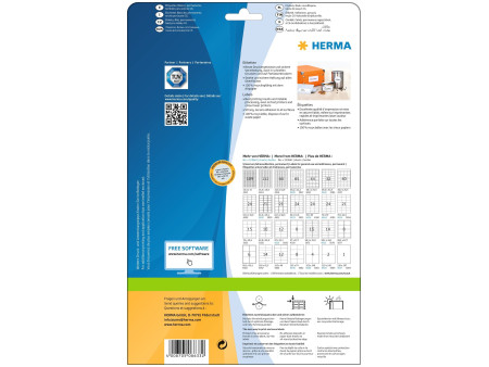 HERMA Etiquette universelle PREMIUM, 66 x 33,8 mm, blanc