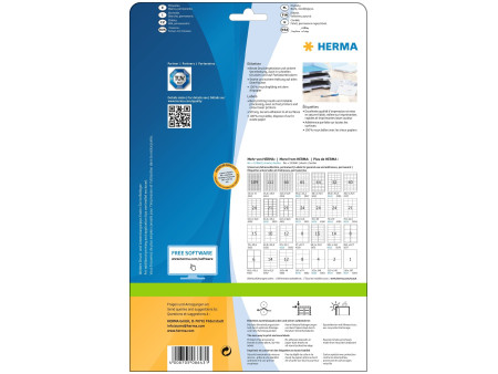 HERMA Etiquette universelle PREMIUM, 48,3 x 33,8 mm, blanc