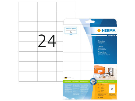 HERMA Etiquette universelle PREMIUM, 70 x 37 mm, blanc