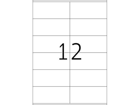 HERMA Etiquette universelle PREMIUM, 105 x 48 mm, blanc