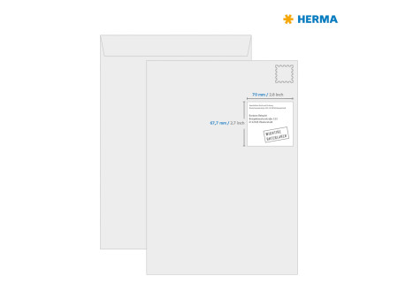 HERMA Etiquette universelle PREMIUM, 70 x 67,7 mm, blanc
