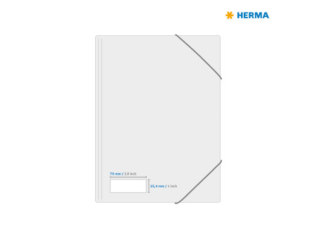 HERMA Etiquette universelle PREMIUM, 70 x 25,4 mm, blanc