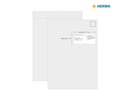 HERMA Etiquette universelle PREMIUM, 105 x 50,8 mm, blanc