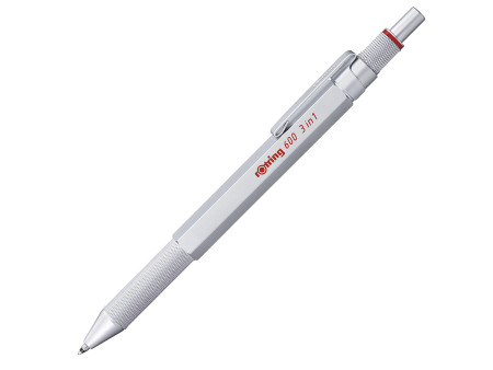 rotring Stylo multifonction 3 en 1, argent