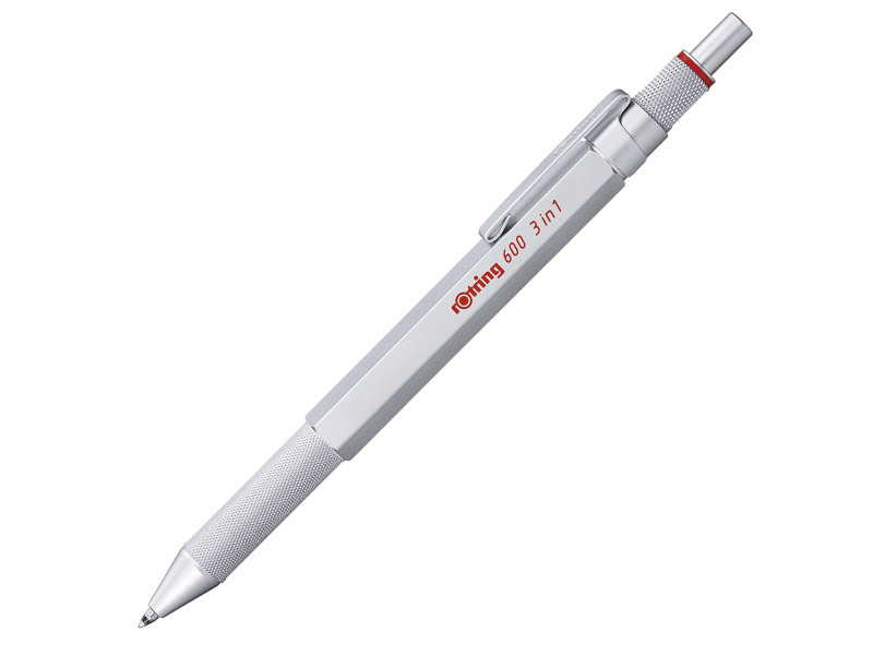 rotring Stylo multifonction 3 en 1, argent