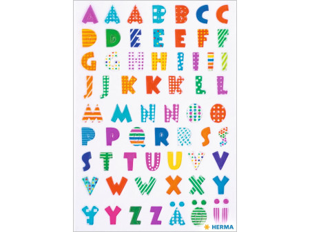 HERMA stickers alphabet MAGIC, A-Z, gravé Stone