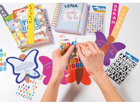 HERMA stickers alphabet MAGIC, A-Z, gravé Stone