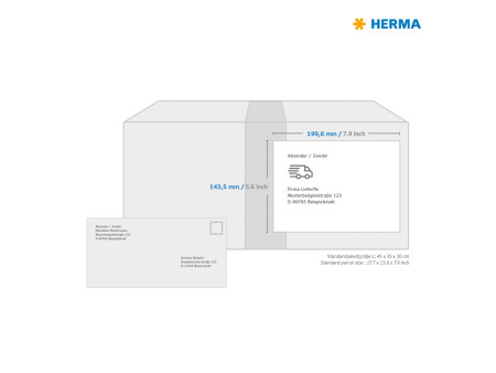 HERMA Etiquette universelle SPECIAL, 199,6 x 143,5 mm, rouge