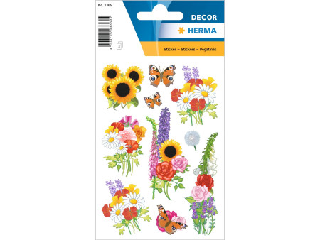HERMA Autocollants DECOR 'Fleurs modernes'