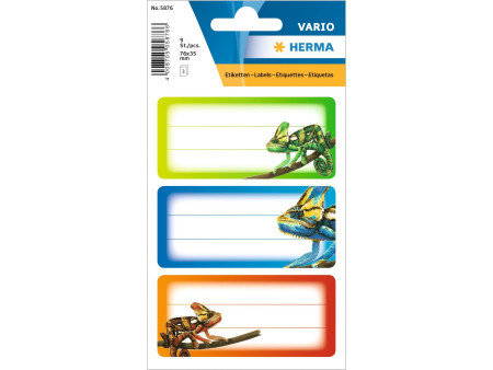 HERMA Étiquette pour livre 'Caméléon', 76 x 35 mm