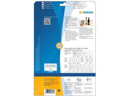 HERMA Etiquette code QR, 40 x 40 mm, carré