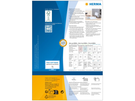HERMA Etiquette universelle SPECIAL, perforé