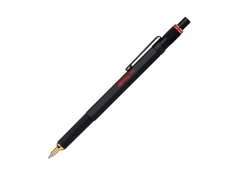 rotring Stylo à bille rétractable 800, noir