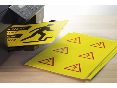 HERMA Etiquette signalétique SPECIAL, diamètre: 85 mm, jaune