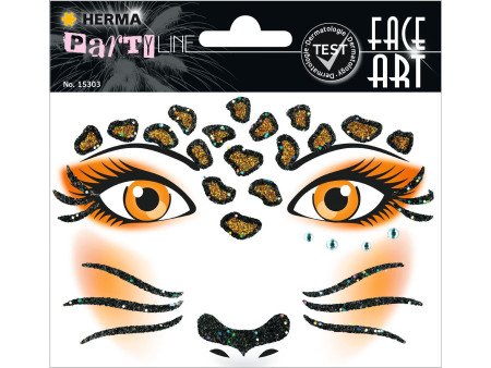 HERMA Face Art Sticker visage 'Léopard'