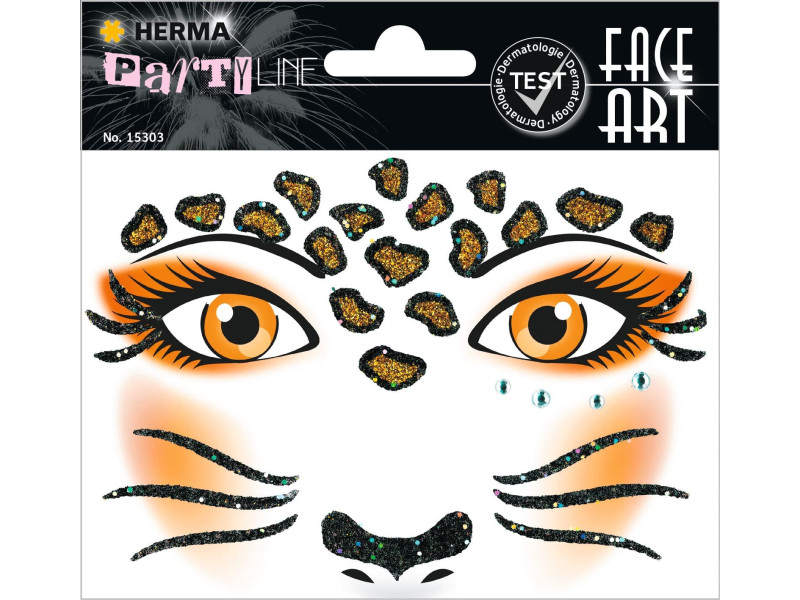 HERMA Face Art Sticker visage 'Léopard'
