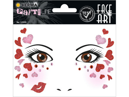 HERMA Face Art Sticker visage 'Love'