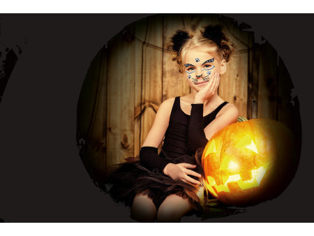 HERMA Face Art Sticker visage 'Chat rose'