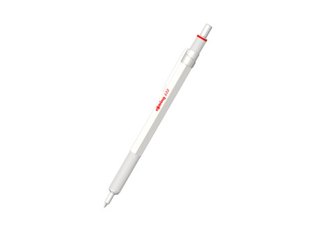 rotring Stylo à bille rétractable 600, perle blanche
