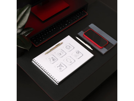 rotring Stylo à bille rétractable 600, perle blanche