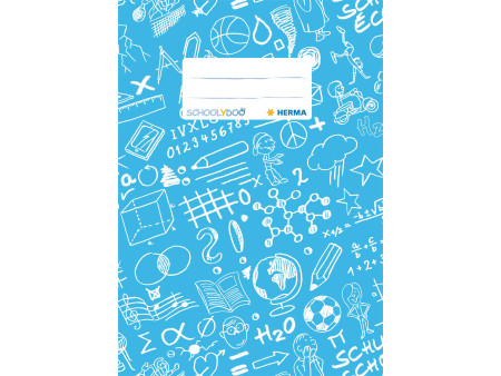 HERMA Protège-cahier 'Schoolydoo', A5, en PP, bleu clair