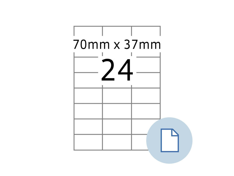 HERMA Etiquette universelle DATAPRINT, 70 x 37 mm, blanc