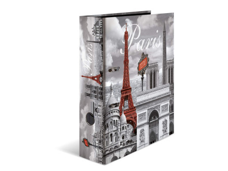 HERMA Classeur à levier à motifs 'Paris', A4, dos: 70 mm