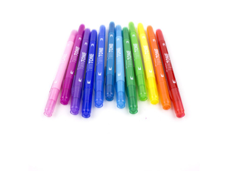 Tombow Feutre double pointe 'TwinTone' Rainbow, set de 12