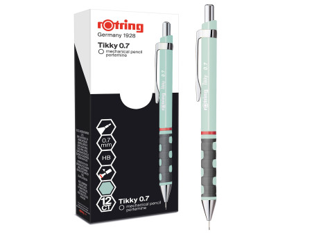 rotring Porte-mines Tikky 0,7 mm, Vert opale