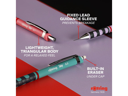 rotring Porte-mines Tikky 0,7 mm, turquoise