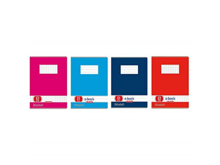 herlitz Cahier Octave x.book, format A6, ligné, 70g/m2, 60
