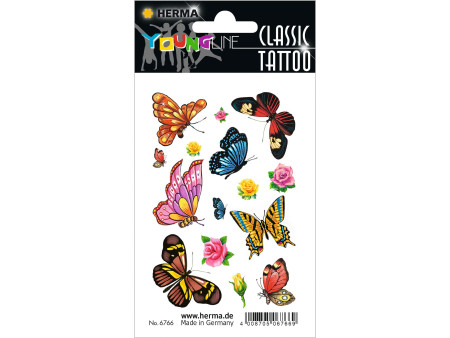 HERMA CLASSIC Tatouages 'Colour Papillons'