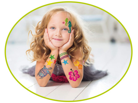 HERMA CLASSIC Tatouages 'Colour Papillons'