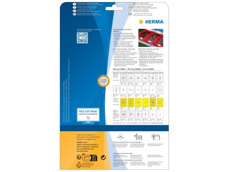 HERMA Etiquette film SPECIAL, 48,3 x 25,4 mm, enlevable