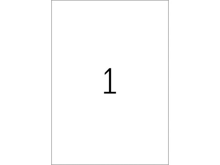 HERMA Etiquette film SPECIAL, 210 x 297 mm, enlevable