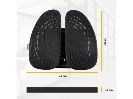 Fellowes Support dorsal Back Angel, noir