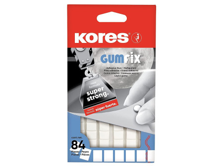 Kores pâte adhésive 'GUMFIX', bandes pré-poinçonnées