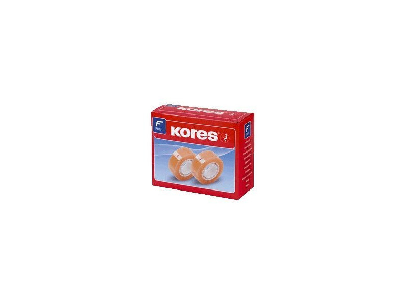 Kores ruban adhésif standard, 12 mm x 10 m, transparent