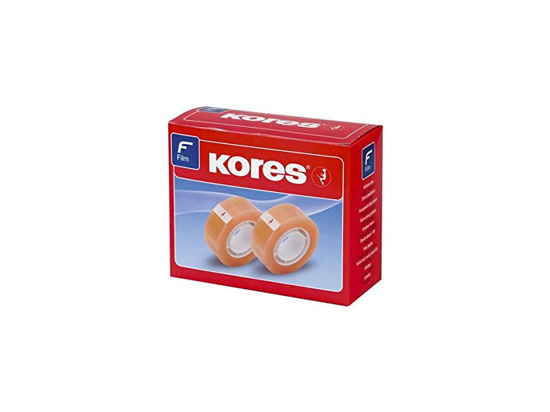 Kores Ruban adhésif standard, 15 mm x 10 m, transparent
